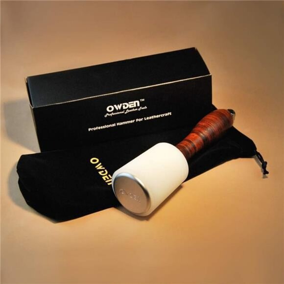 Professional leather carving hammer, leathercraft mallet, leather maul - Picture 7 of 8